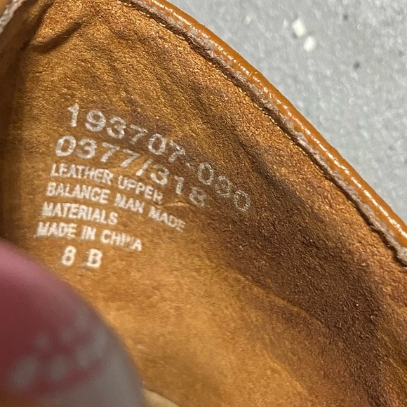 Colin Stuart Women's Size 8B Tan Brown Leather Loafer Style Kitten Heels - Picture 11 of 13